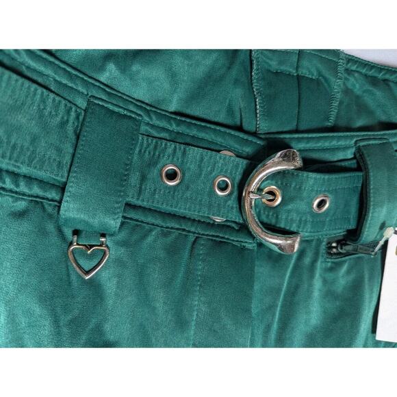 Obermeyer Stiletto T Thermolite Insulated Ski Pants Retro Green Size 10 Tall - Picture 3 of 14